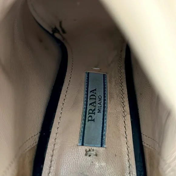 Prada Black Suede Platform Stilletto Ankle Boots - Picture 6 of 11